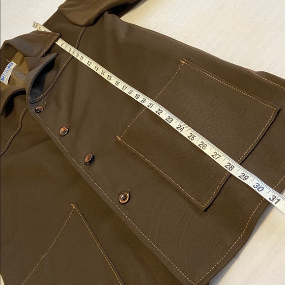 Vintage 70’s Time Out by Farah polyester leisure blazer jacket Western-style USA - Picture 8 of 10